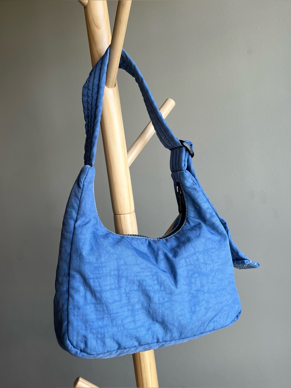 BAGGU Mini Blueberry Nylon Shoulder Bag